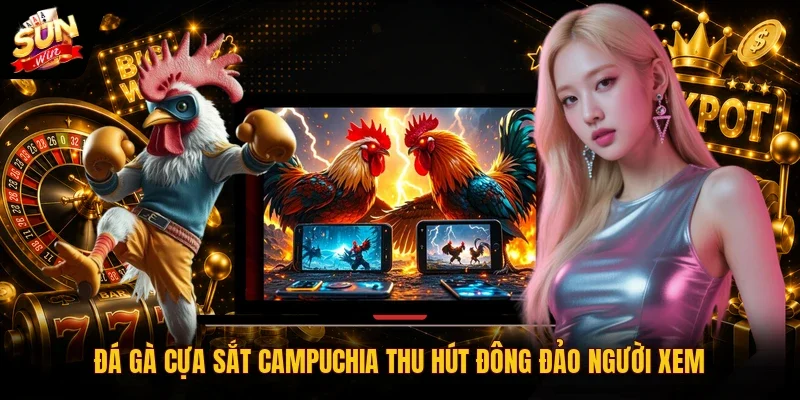 Đá Gà Campuchia | Đấu Trường Trực Tiếp Thomo Đỉnh Cao 2026 3 Sunwin Đá gà cựa sắt Campuchia thu hút đông đảo người xem