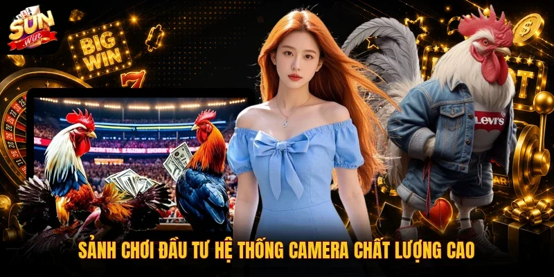 Đá Gà SUNWIN 2 Sunwin Sảnh chơi đầu tư hệ thống camera chất lượng cao